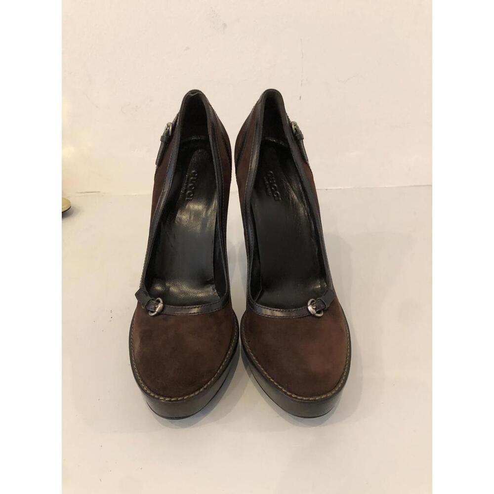 Brown Suede High Heels